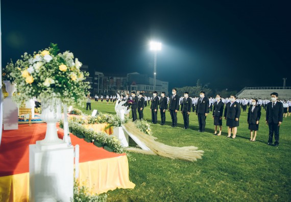 ภาพกิจกรรม  คณะวิทยาศาสตร์และเทคโนโลยี  เข้าร่วมพิธีวันราชภัฏ