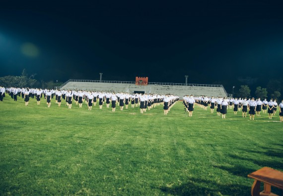 ภาพกิจกรรม  คณะวิทยาศาสตร์และเทคโนโลยี  เข้าร่วมพิธีวันราชภัฏ