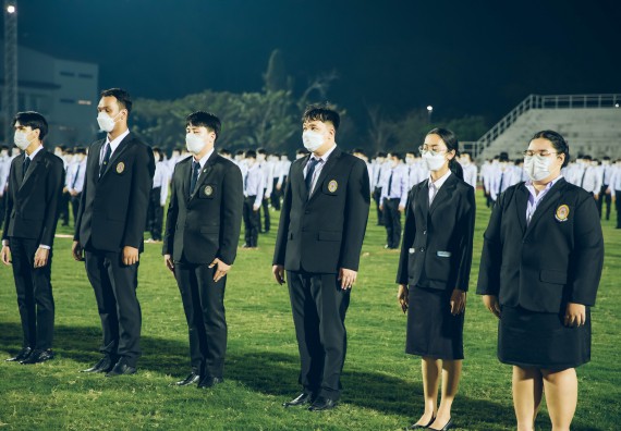 ภาพกิจกรรม  คณะวิทยาศาสตร์และเทคโนโลยี  เข้าร่วมพิธีวันราชภัฏ