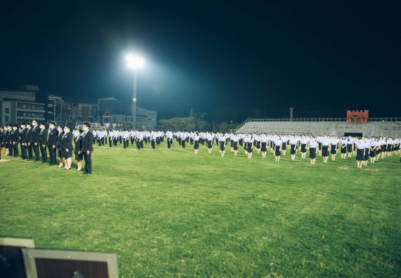 ภาพกิจกรรม  คณะวิทยาศาสตร์และเทคโนโลยี  เข้าร่วมพิธีวันราชภัฏ