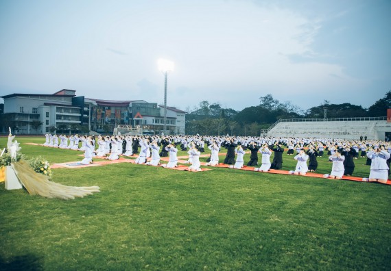 ภาพกิจกรรม  คณะวิทยาศาสตร์และเทคโนโลยี  เข้าร่วมพิธีวันราชภัฏ