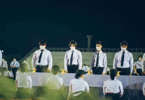 ภาพกิจกรรม  คณะวิทยาศาสตร์และเทคโนโลยี  เข้าร่วมพิธีวันราชภัฏ