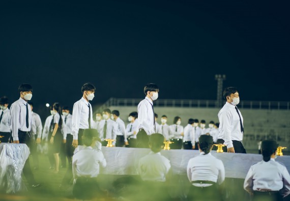 ภาพกิจกรรม  คณะวิทยาศาสตร์และเทคโนโลยี  เข้าร่วมพิธีวันราชภัฏ