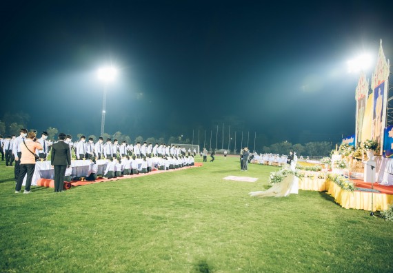 ภาพกิจกรรม  คณะวิทยาศาสตร์และเทคโนโลยี  เข้าร่วมพิธีวันราชภัฏ