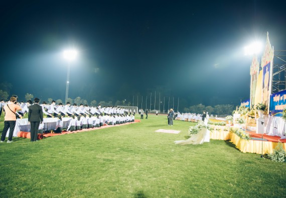 ภาพกิจกรรม  คณะวิทยาศาสตร์และเทคโนโลยี  เข้าร่วมพิธีวันราชภัฏ