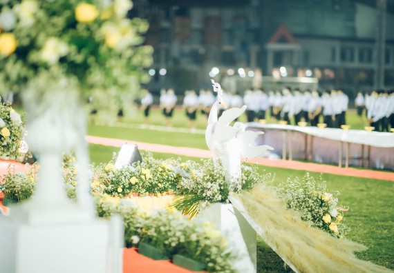 ภาพกิจกรรม  คณะวิทยาศาสตร์และเทคโนโลยี  เข้าร่วมพิธีวันราชภัฏ