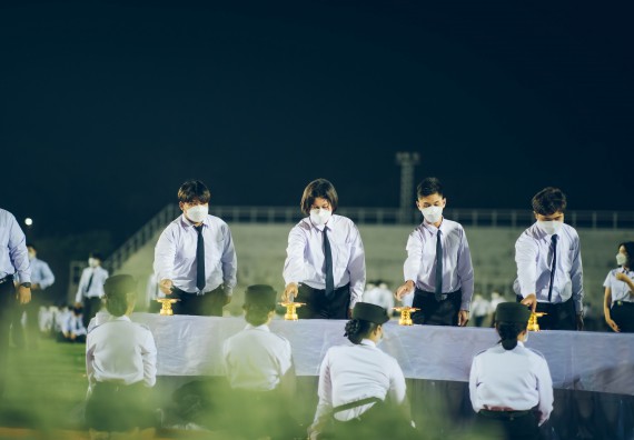 ภาพกิจกรรม  คณะวิทยาศาสตร์และเทคโนโลยี  เข้าร่วมพิธีวันราชภัฏ