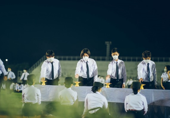 ภาพกิจกรรม  คณะวิทยาศาสตร์และเทคโนโลยี  เข้าร่วมพิธีวันราชภัฏ