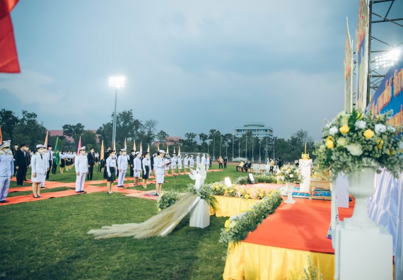 ภาพกิจกรรม  คณะวิทยาศาสตร์และเทคโนโลยี  เข้าร่วมพิธีวันราชภัฏ