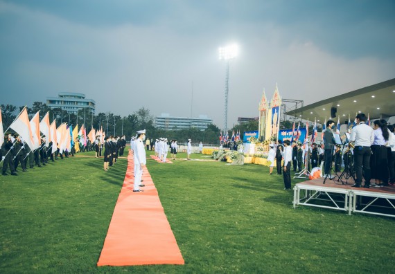 ภาพกิจกรรม  คณะวิทยาศาสตร์และเทคโนโลยี  เข้าร่วมพิธีวันราชภัฏ