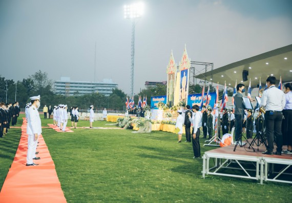 ภาพกิจกรรม  คณะวิทยาศาสตร์และเทคโนโลยี  เข้าร่วมพิธีวันราชภัฏ