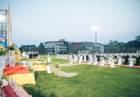 ภาพกิจกรรม  คณะวิทยาศาสตร์และเทคโนโลยี  เข้าร่วมพิธีวันราชภัฏ