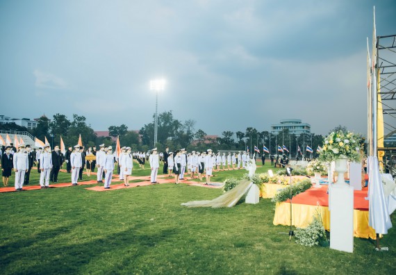 ภาพกิจกรรม  คณะวิทยาศาสตร์และเทคโนโลยี  เข้าร่วมพิธีวันราชภัฏ