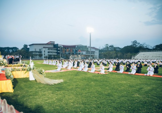 ภาพกิจกรรม  คณะวิทยาศาสตร์และเทคโนโลยี  เข้าร่วมพิธีวันราชภัฏ
