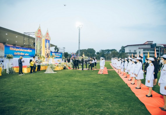 ภาพกิจกรรม  คณะวิทยาศาสตร์และเทคโนโลยี  เข้าร่วมพิธีวันราชภัฏ