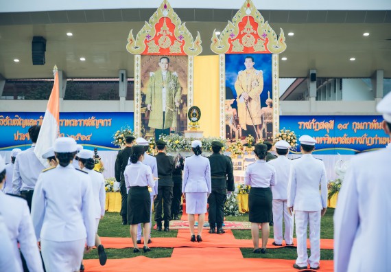 ภาพกิจกรรม  คณะวิทยาศาสตร์และเทคโนโลยี  เข้าร่วมพิธีวันราชภัฏ