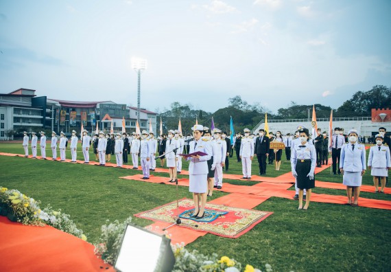 ภาพกิจกรรม  คณะวิทยาศาสตร์และเทคโนโลยี  เข้าร่วมพิธีวันราชภัฏ