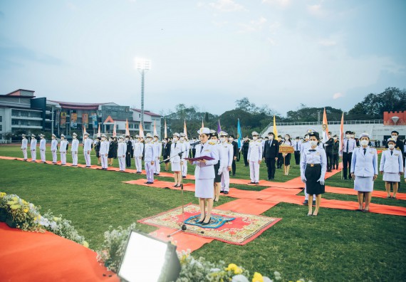 ภาพกิจกรรม  คณะวิทยาศาสตร์และเทคโนโลยี  เข้าร่วมพิธีวันราชภัฏ
