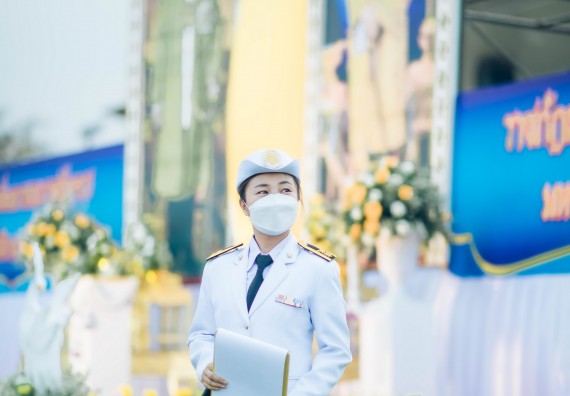 ภาพกิจกรรม  คณะวิทยาศาสตร์และเทคโนโลยี  เข้าร่วมพิธีวันราชภัฏ