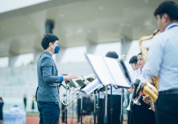 ภาพกิจกรรม  คณะวิทยาศาสตร์และเทคโนโลยี  เข้าร่วมพิธีวันราชภัฏ