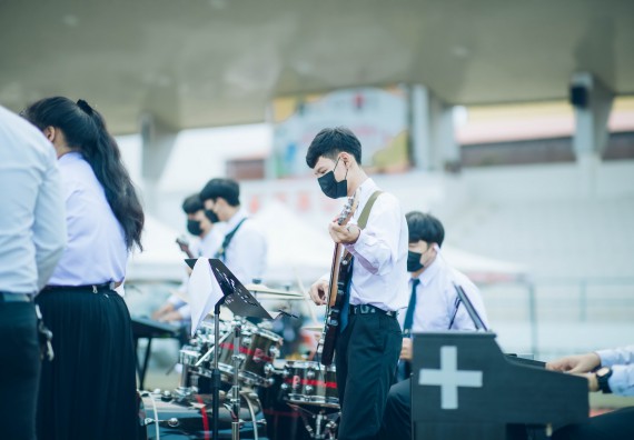 ภาพกิจกรรม  คณะวิทยาศาสตร์และเทคโนโลยี  เข้าร่วมพิธีวันราชภัฏ