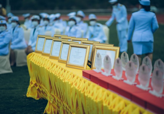 ภาพกิจกรรม  คณะวิทยาศาสตร์และเทคโนโลยี  เข้าร่วมพิธีวันราชภัฏ