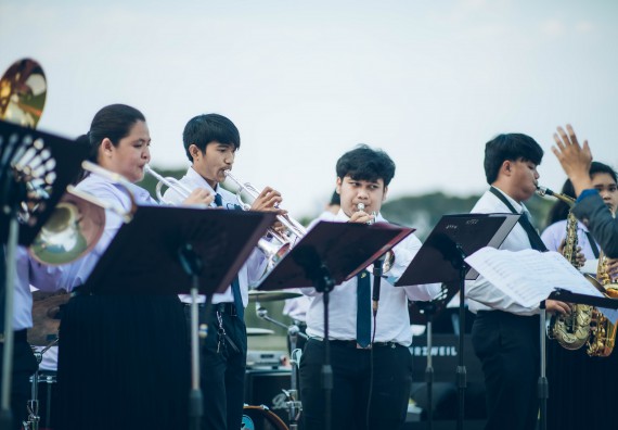 ภาพกิจกรรม  คณะวิทยาศาสตร์และเทคโนโลยี  เข้าร่วมพิธีวันราชภัฏ