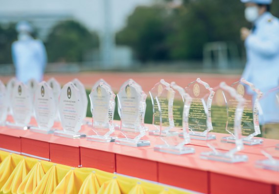 ภาพกิจกรรม  คณะวิทยาศาสตร์และเทคโนโลยี  เข้าร่วมพิธีวันราชภัฏ