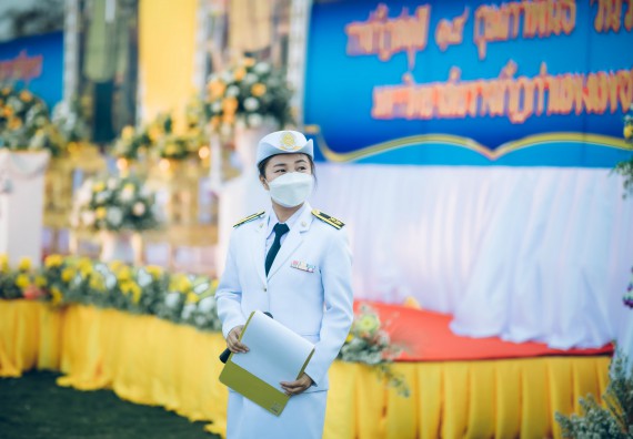 ภาพกิจกรรม  คณะวิทยาศาสตร์และเทคโนโลยี  เข้าร่วมพิธีวันราชภัฏ