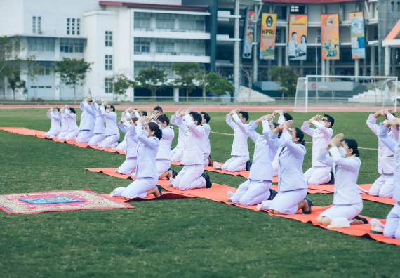 ภาพกิจกรรม  คณะวิทยาศาสตร์และเทคโนโลยี  เข้าร่วมพิธีวันราชภัฏ