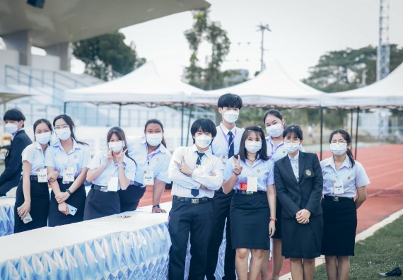 ภาพกิจกรรม  คณะวิทยาศาสตร์และเทคโนโลยี  เข้าร่วมพิธีวันราชภัฏ