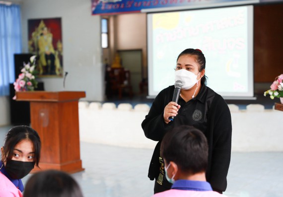 ภาพกิจกรรม  คณะวิทยาศาสตร์และเทคโนโลยี จัดค่ายวิทยาศาสตร์สัญจรโรงเรียนวังตะเคียนประชานุสรณ์