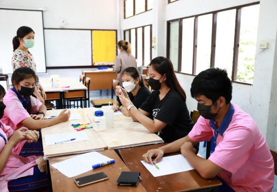 ภาพกิจกรรม  คณะวิทยาศาสตร์และเทคโนโลยี จัดค่ายวิทยาศาสตร์สัญจรโรงเรียนวังตะเคียนประชานุสรณ์