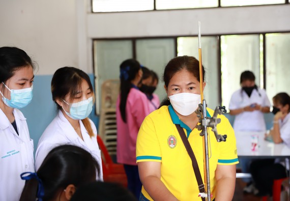 ภาพกิจกรรม  คณะวิทยาศาสตร์และเทคโนโลยี จัดค่ายวิทยาศาสตร์สัญจรโรงเรียนวังตะเคียนประชานุสรณ์
