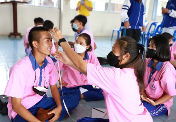 ภาพกิจกรรม  คณะวิทยาศาสตร์และเทคโนโลยี จัดค่ายวิทยาศาสตร์สัญจรโรงเรียนวังตะเคียนประชานุสรณ์