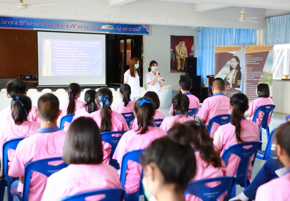 ภาพกิจกรรม  คณะวิทยาศาสตร์และเทคโนโลยี จัดค่ายวิทยาศาสตร์สัญจรโรงเรียนวังตะเคียนประชานุสรณ์
