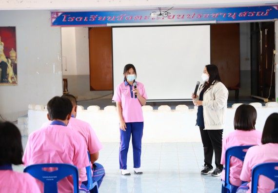 ภาพกิจกรรม  คณะวิทยาศาสตร์และเทคโนโลยี จัดค่ายวิทยาศาสตร์สัญจรโรงเรียนวังตะเคียนประชานุสรณ์