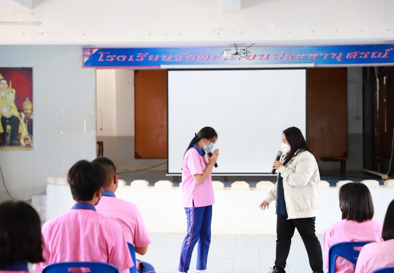 ภาพกิจกรรม  คณะวิทยาศาสตร์และเทคโนโลยี จัดค่ายวิทยาศาสตร์สัญจรโรงเรียนวังตะเคียนประชานุสรณ์