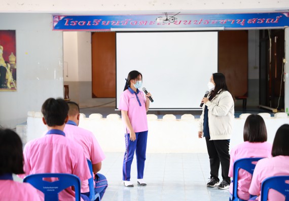 ภาพกิจกรรม  คณะวิทยาศาสตร์และเทคโนโลยี จัดค่ายวิทยาศาสตร์สัญจรโรงเรียนวังตะเคียนประชานุสรณ์