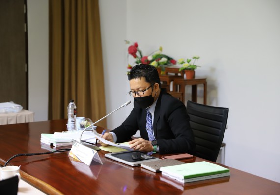 ภาพกิจกรรม  คณะวิทยาศาสตร์และเทคโนโลยี จัดประชุมคณะกรรมการประจำคณะวิทยาศาสตร์และเทคโนโลยี ครั้งที่ 1/2565