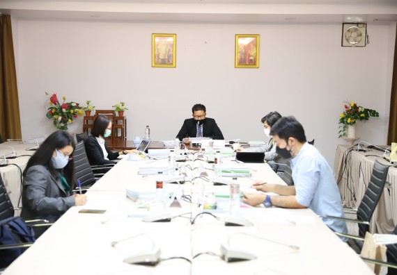 ภาพกิจกรรม  คณะวิทยาศาสตร์และเทคโนโลยี จัดประชุมคณะกรรมการประจำคณะวิทยาศาสตร์และเทคโนโลยี ครั้งที่ 1/2565