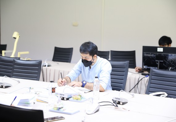 ภาพกิจกรรม  คณะวิทยาศาสตร์และเทคโนโลยี จัดประชุมคณะกรรมการประจำคณะวิทยาศาสตร์และเทคโนโลยี ครั้งที่ 1/2565