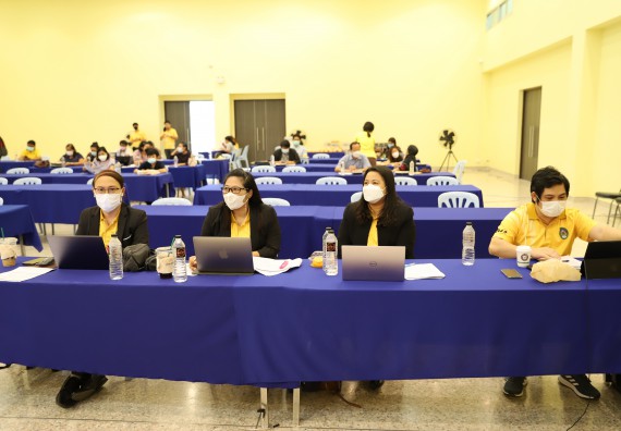 ภาพกิจกรรม  คณะวิทยาศาสตร์และเทคโนโลยี จัดกิจกรรมการอบรมเชิงปฏิบัติการ เรื่อง การประเมินผลการปฏิบัติราชการและการปฏิบัติงานตามตัวชี้วัด