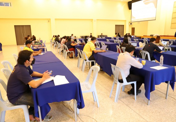 ภาพกิจกรรม  คณะวิทยาศาสตร์และเทคโนโลยี จัดกิจกรรมการอบรมเชิงปฏิบัติการ เรื่อง การประเมินผลการปฏิบัติราชการและการปฏิบัติงานตามตัวชี้วัด