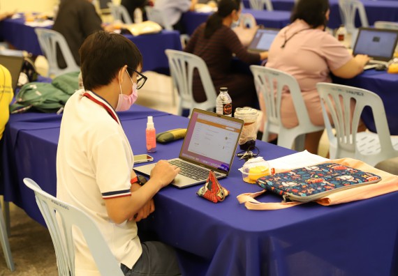 ภาพกิจกรรม  คณะวิทยาศาสตร์และเทคโนโลยี จัดกิจกรรมการอบรมเชิงปฏิบัติการ เรื่อง การประเมินผลการปฏิบัติราชการและการปฏิบัติงานตามตัวชี้วัด