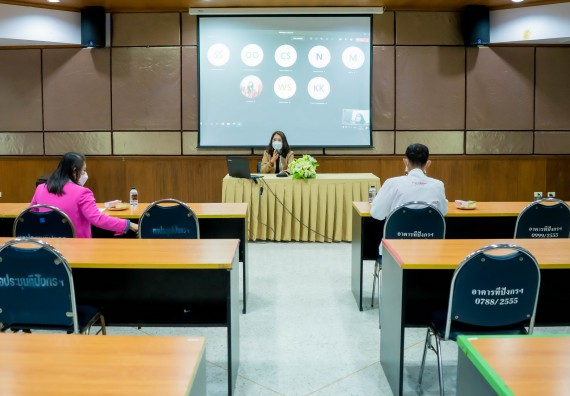 ภาพกิจกรรม   คณะวิทยาศาสตร์และเทคโนโลยี นำเสนอโครงการออมสินยุวพัฒน์รักษ์ถิ่น ปี 2565 มหาวิทยาลัยราชภัฏกำแพงเพชร