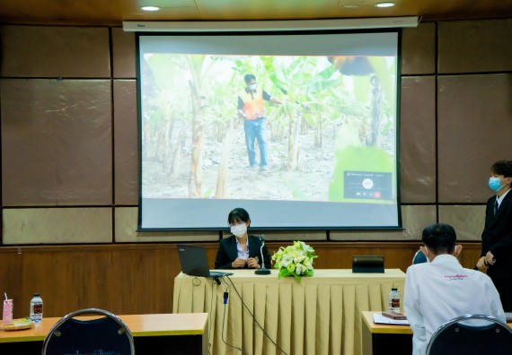 ภาพกิจกรรม   คณะวิทยาศาสตร์และเทคโนโลยี นำเสนอโครงการออมสินยุวพัฒน์รักษ์ถิ่น ปี 2565 มหาวิทยาลัยราชภัฏกำแพงเพชร