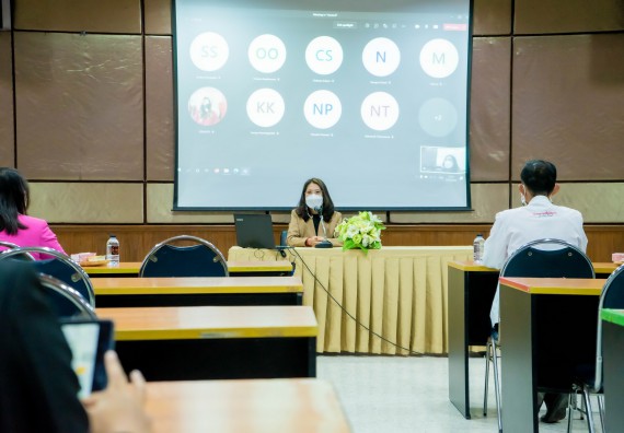 ภาพกิจกรรม   คณะวิทยาศาสตร์และเทคโนโลยี นำเสนอโครงการออมสินยุวพัฒน์รักษ์ถิ่น ปี 2565 มหาวิทยาลัยราชภัฏกำแพงเพชร