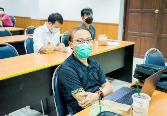 ภาพกิจกรรม   คณะวิทยาศาสตร์และเทคโนโลยี นำเสนอโครงการออมสินยุวพัฒน์รักษ์ถิ่น ปี 2565 มหาวิทยาลัยราชภัฏกำแพงเพชร