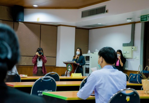 ภาพกิจกรรม   คณะวิทยาศาสตร์และเทคโนโลยี นำเสนอโครงการออมสินยุวพัฒน์รักษ์ถิ่น ปี 2565 มหาวิทยาลัยราชภัฏกำแพงเพชร